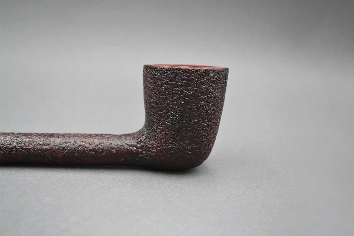 Long Burgundy Dublin 2159 – Olive Wood Tobacco Pipe