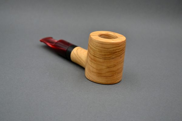 Sitter Poket Poker 2127 – Olive Wood Tobacco Pipe