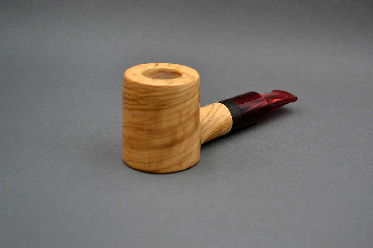 Sitter Poket Poker 2127 – Olive Wood Tobacco Pipe