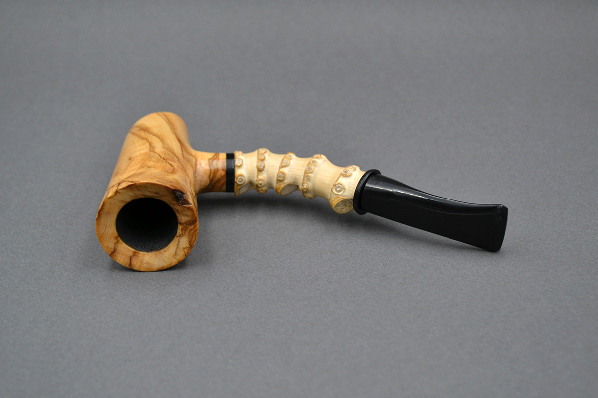Sea Horse 21102 – Olive Wood Tobacco Pipe