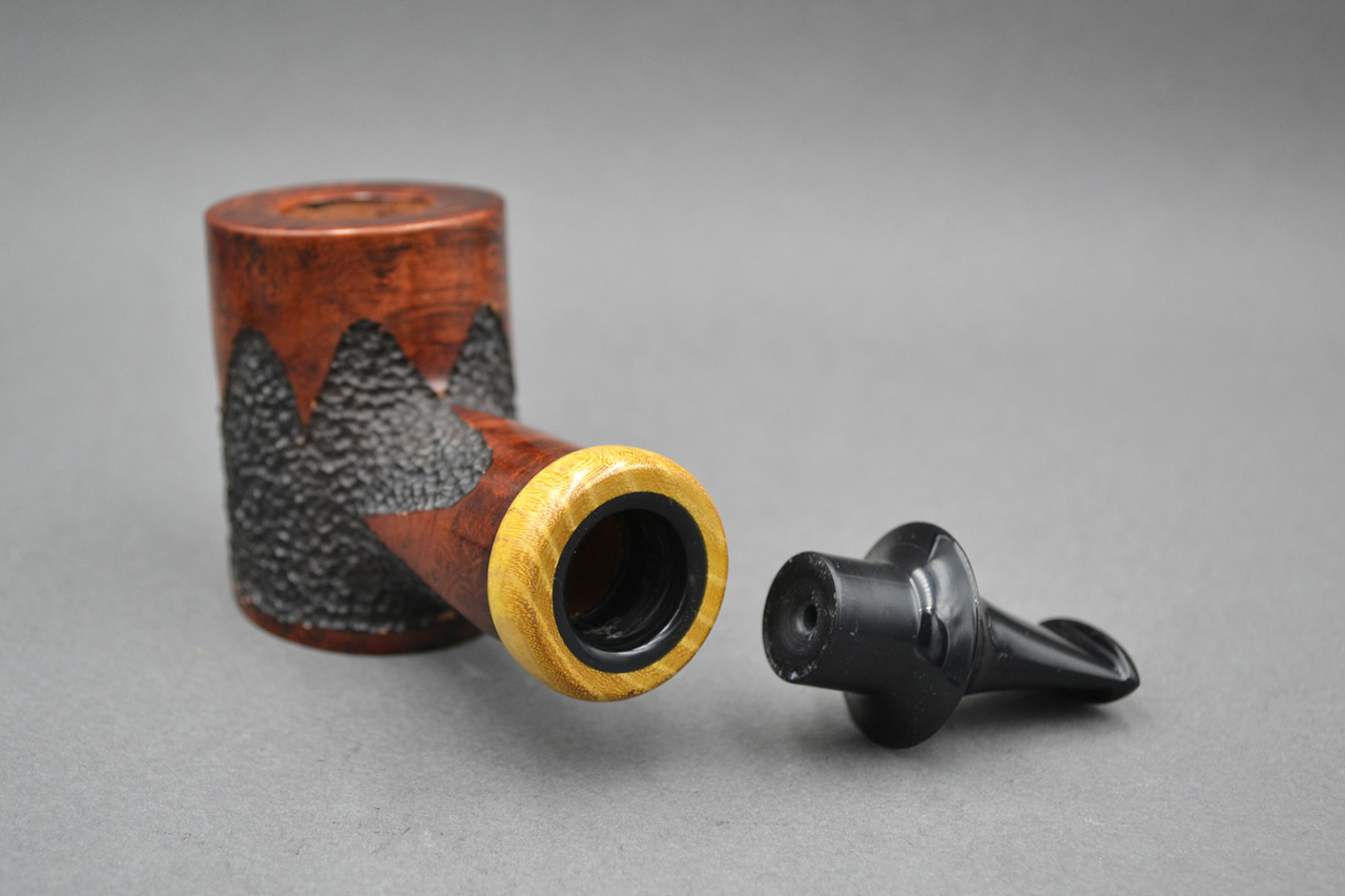 King Reverse Calabash 21133 Handmade Briar Tobacco Pipe by Constantinos Zissis 02