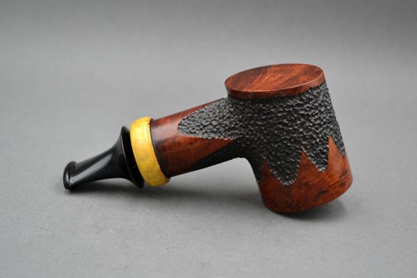 King Reverse Calabash 21133 Handmade Briar Tobacco Pipe by Constantinos Zissis 03