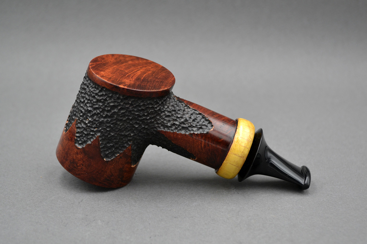 King Reverse Calabash 21133 Handmade Briar Tobacco Pipe by Constantinos Zissis 04