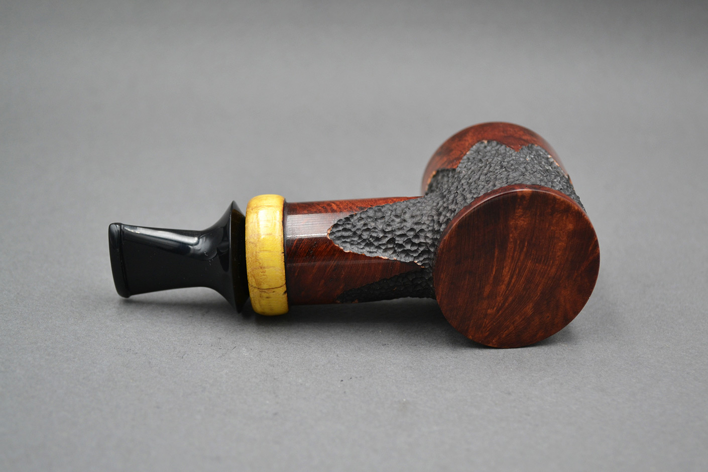 King Reverse Calabash 21133 Handmade Briar Tobacco Pipe by Constantinos Zissis 07