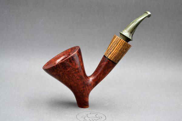 Bewitched Crane 22224 - Handmade Briar Tobacco Pipe by Constantinos Zissis, Corfu Greece