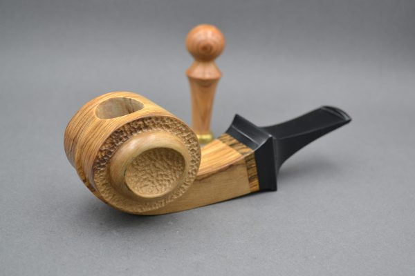 Blower 22200 - Handmade Olivewood Tobacco Pipe by Constantinos Zissis, Corfu, Greece